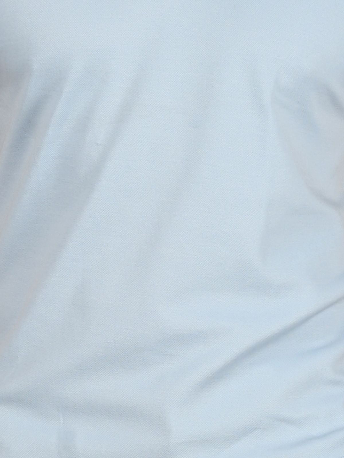 Franco Sky Blue Cotton Pique Solid T-Shirt For Men