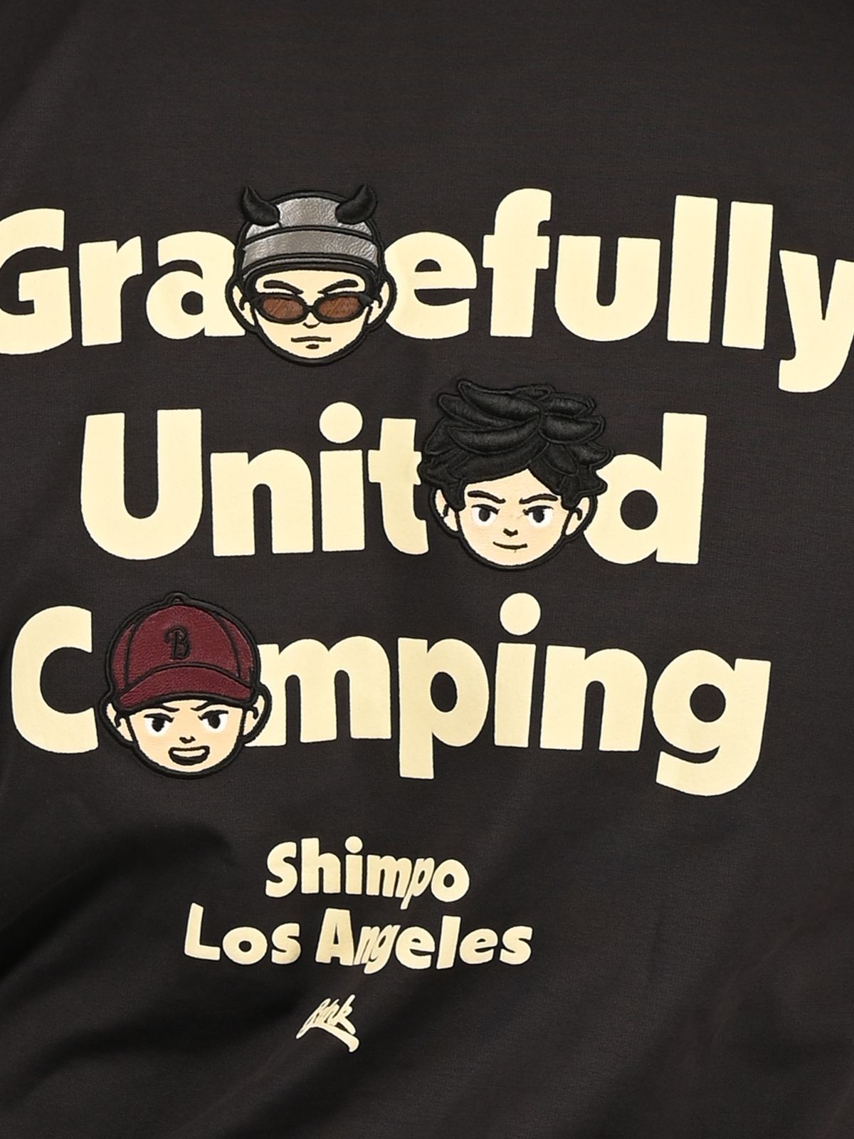 Franco Black Cotton Jersey Printed T-Shirt For Men