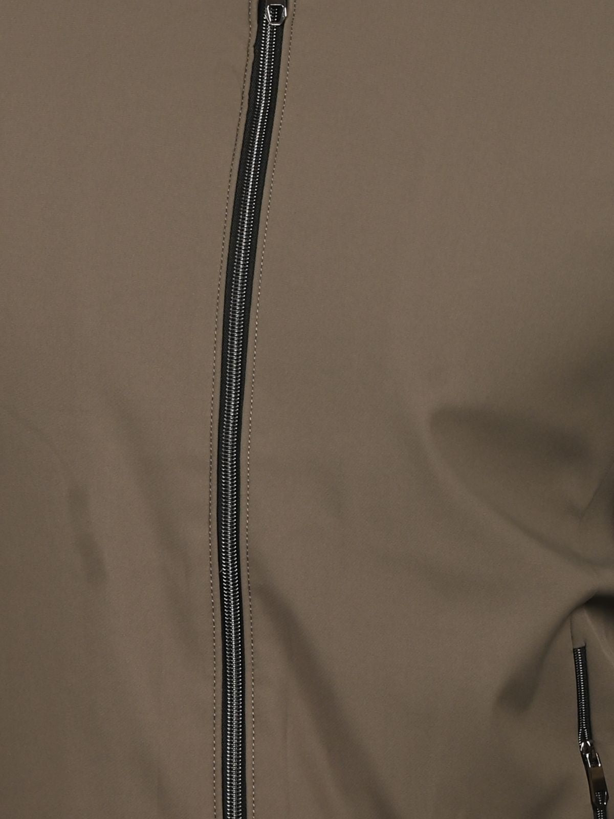 Franco Olive Polyester Solid Jackets For Men