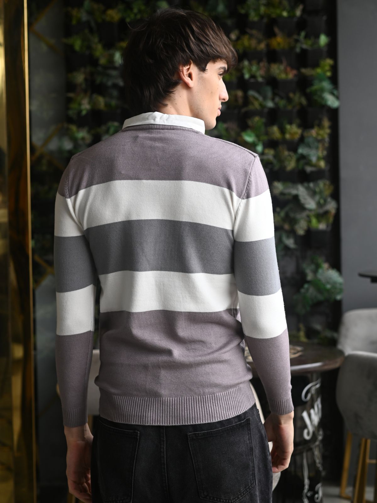 Multicolor Printed Cotton Jersey Sweatshirt For Men