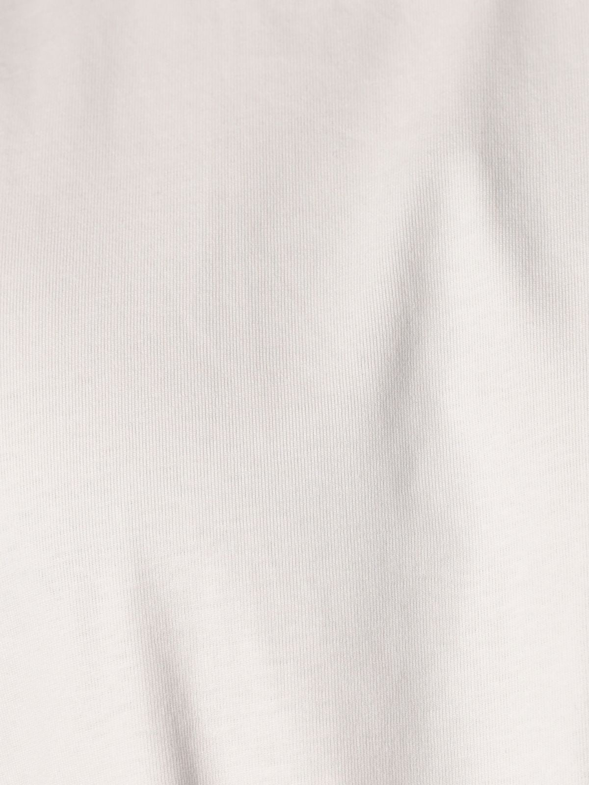 White Patterned Cotton jersey T-shirt For Men