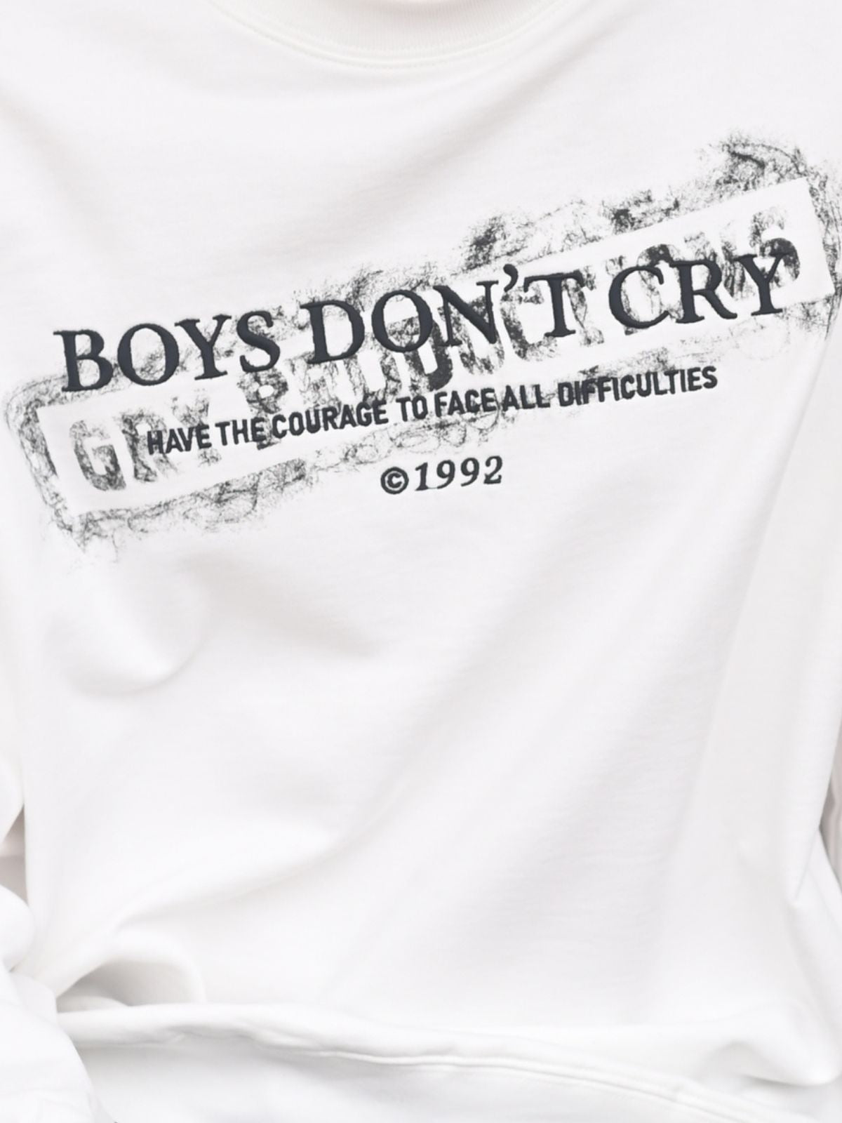 White Solid Cotton Rib T-shirt For Men