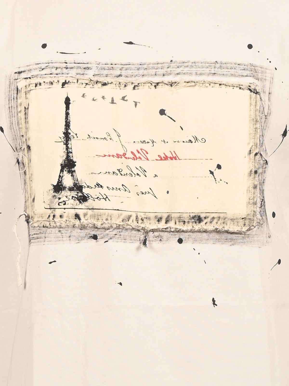 Franco White Cotton Jersey Printed T-Shirt For Men