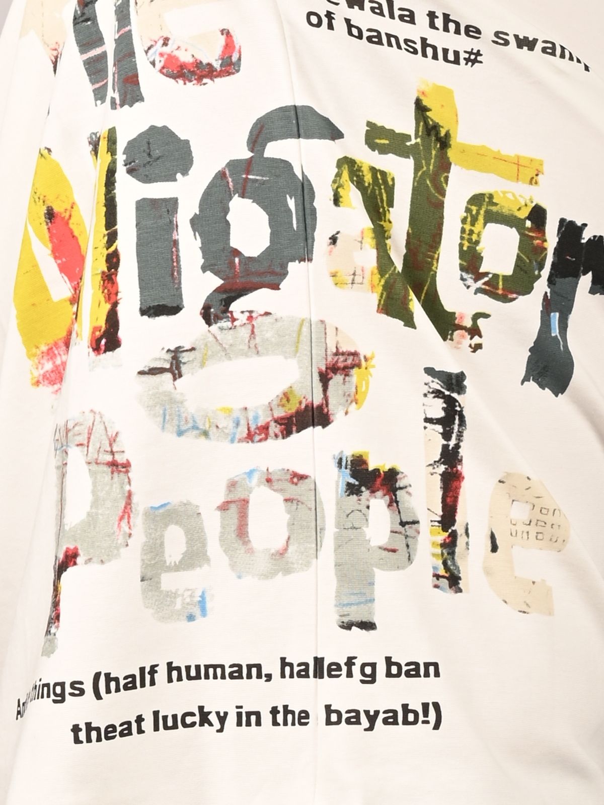 Franco White Cotton Jersey Printed T-Shirt For Men