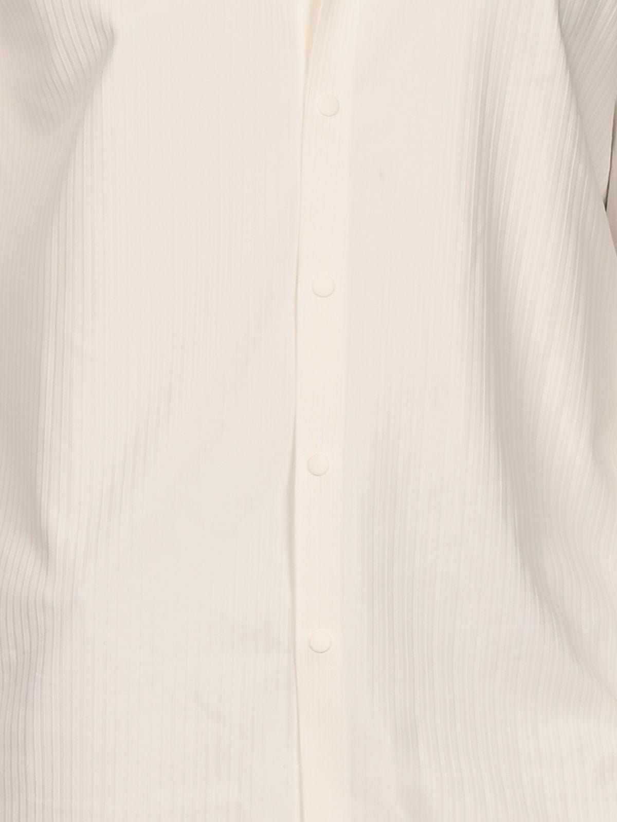 Franco White Polyster Lycra Solid Shirts For Men