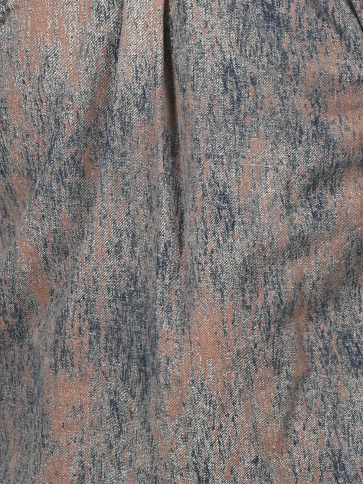 Franco Blue Denim Tie-Dye Shirts For Men