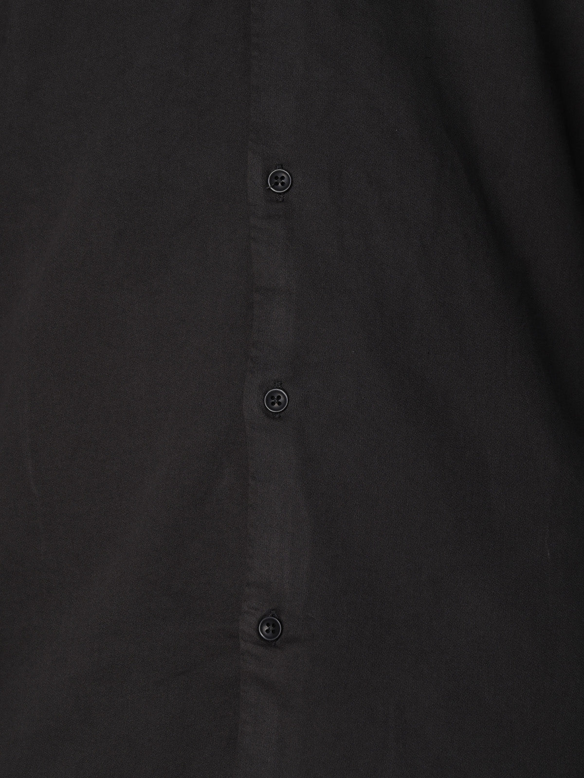 Franco Dark Grey Cotton Lycra Solid Shirt For Men