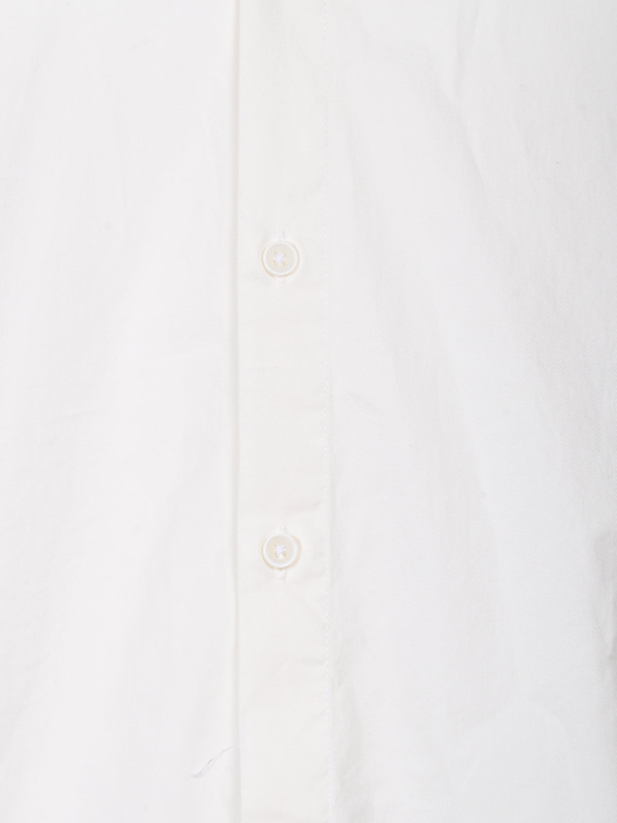 Franco Off White Cotton Blend Solid Shirt For Men