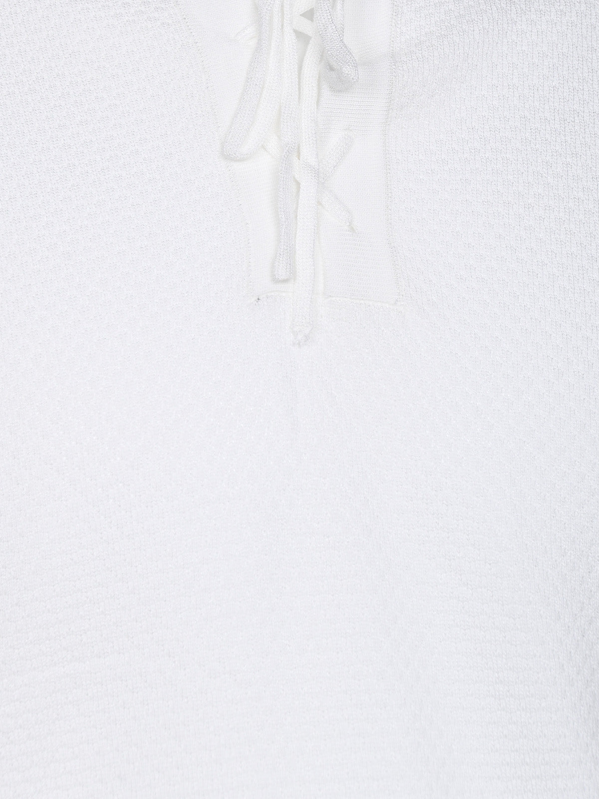 Franco White Cotton Blend Solid T-shirt For Men